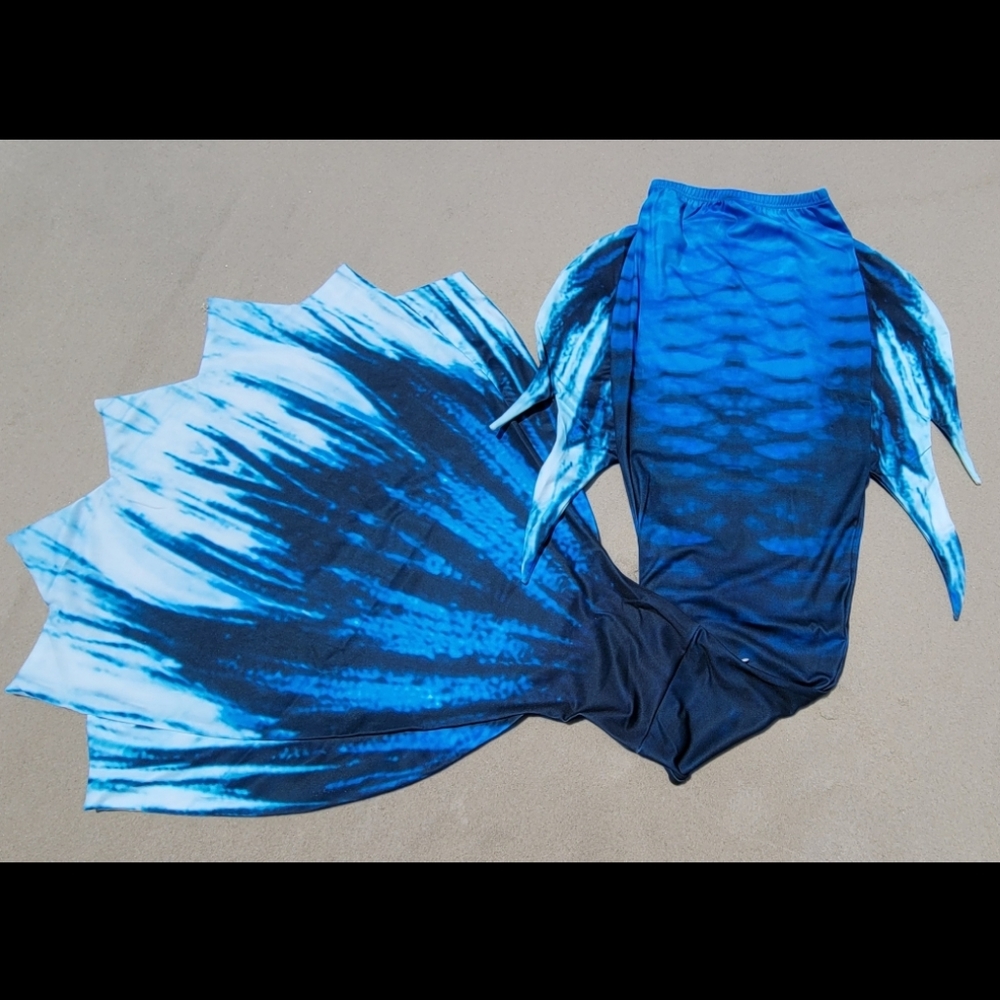 Fabric Mermaid Tail Size M Adult (says L but fits smaller)